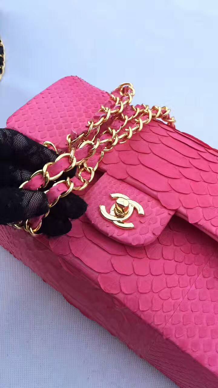 Túi xách Chanel Classic da trăn siêu cấp