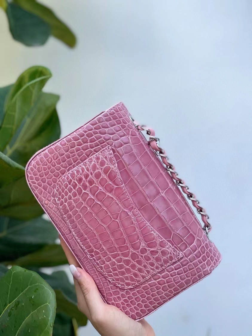 Túi xách Chanel classic da cá sấu 100%