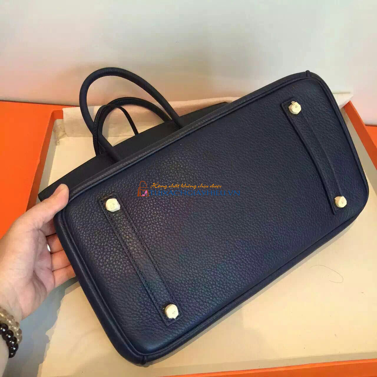 Túi  xách Hermes Birkin may tay size 100% 30 đen