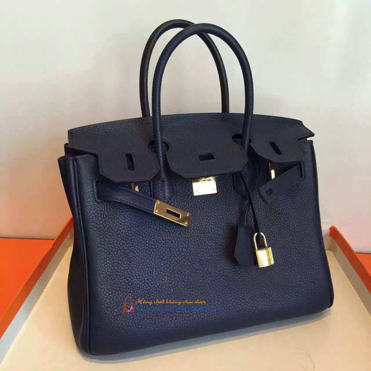 Túi  xách Hermes Birkin may tay size 100% 30 đen