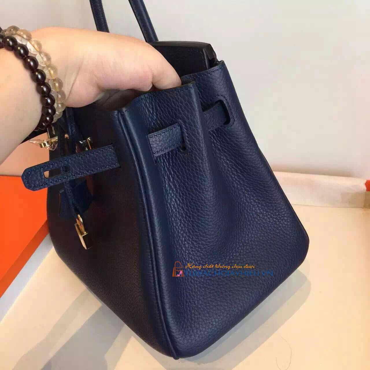 Túi  xách Hermes Birkin may tay size 100% 30 đen