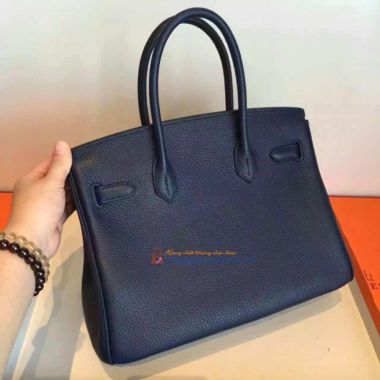 Túi  xách Hermes Birkin may tay size 100% 30 đen