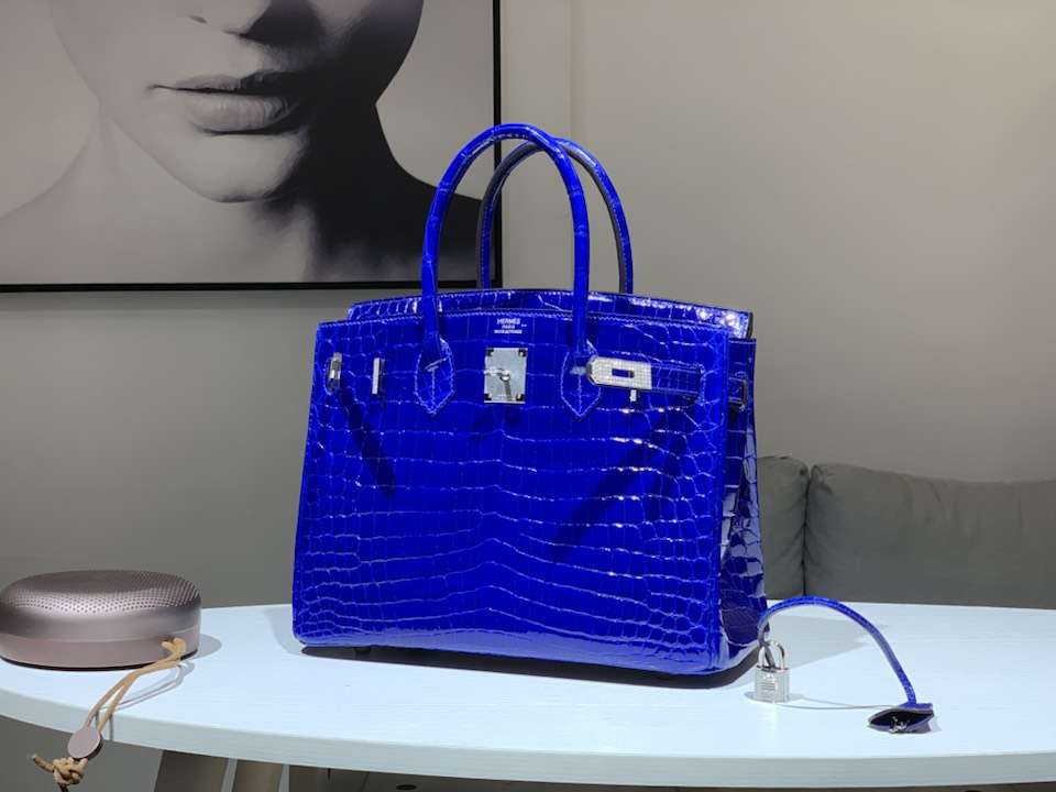 Túi  xách Hermes Birkin da cá sấu  may may 100%