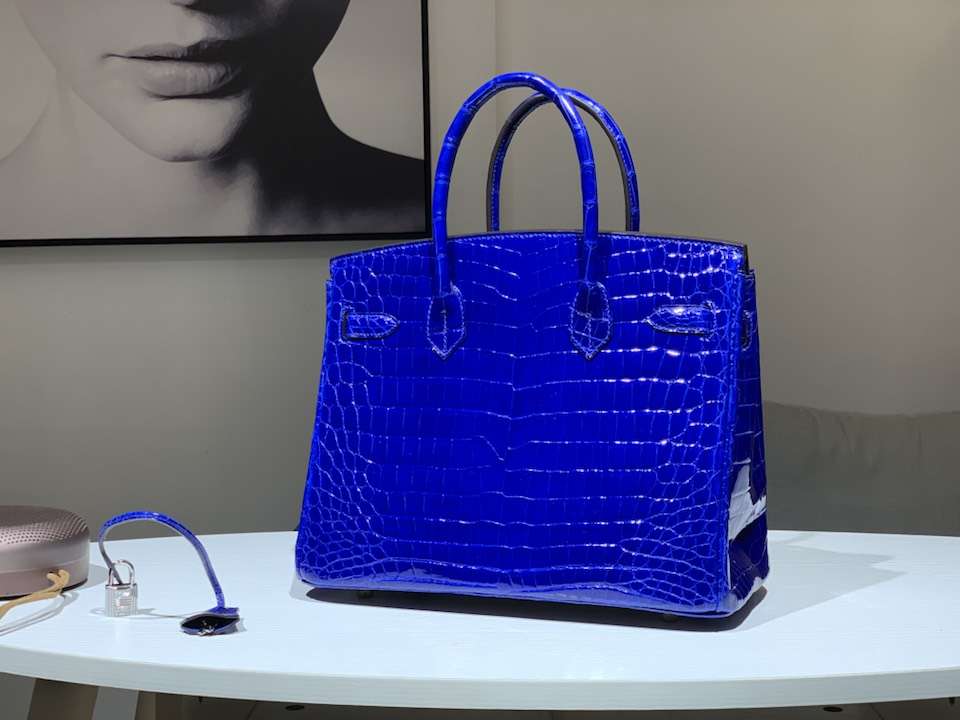 Túi  xách Hermes Birkin da cá sấu  may may 100%