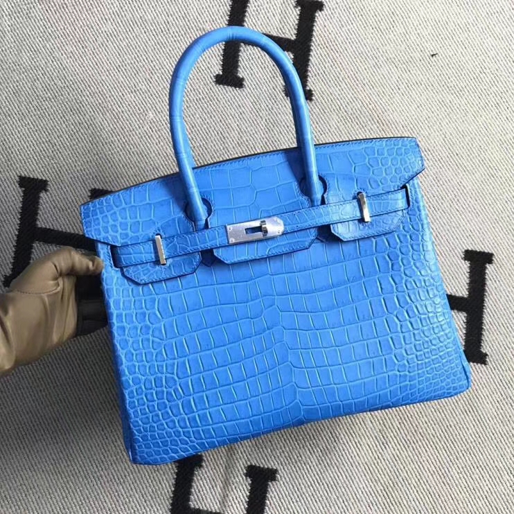 Túi  xách Hermes Birkin da cá sấu  may may 100%