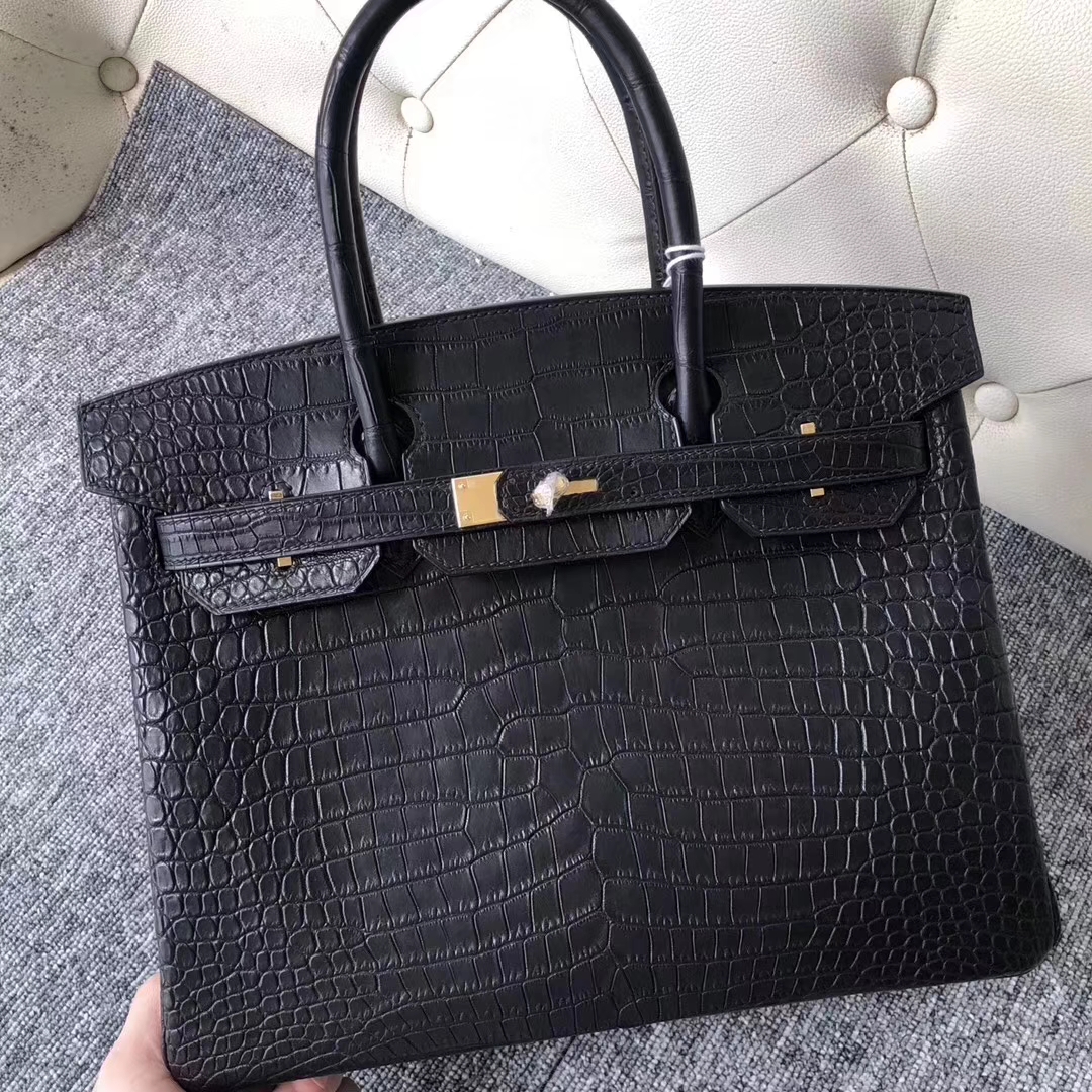 Túi  xách Hermes Birkin da cá sấu  may may 100%