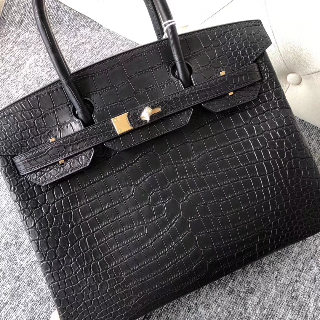 Túi  xách Hermes Birkin da cá sấu  may may 100%