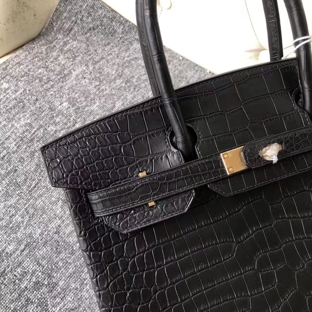 Túi  xách Hermes Birkin da cá sấu  may may 100%