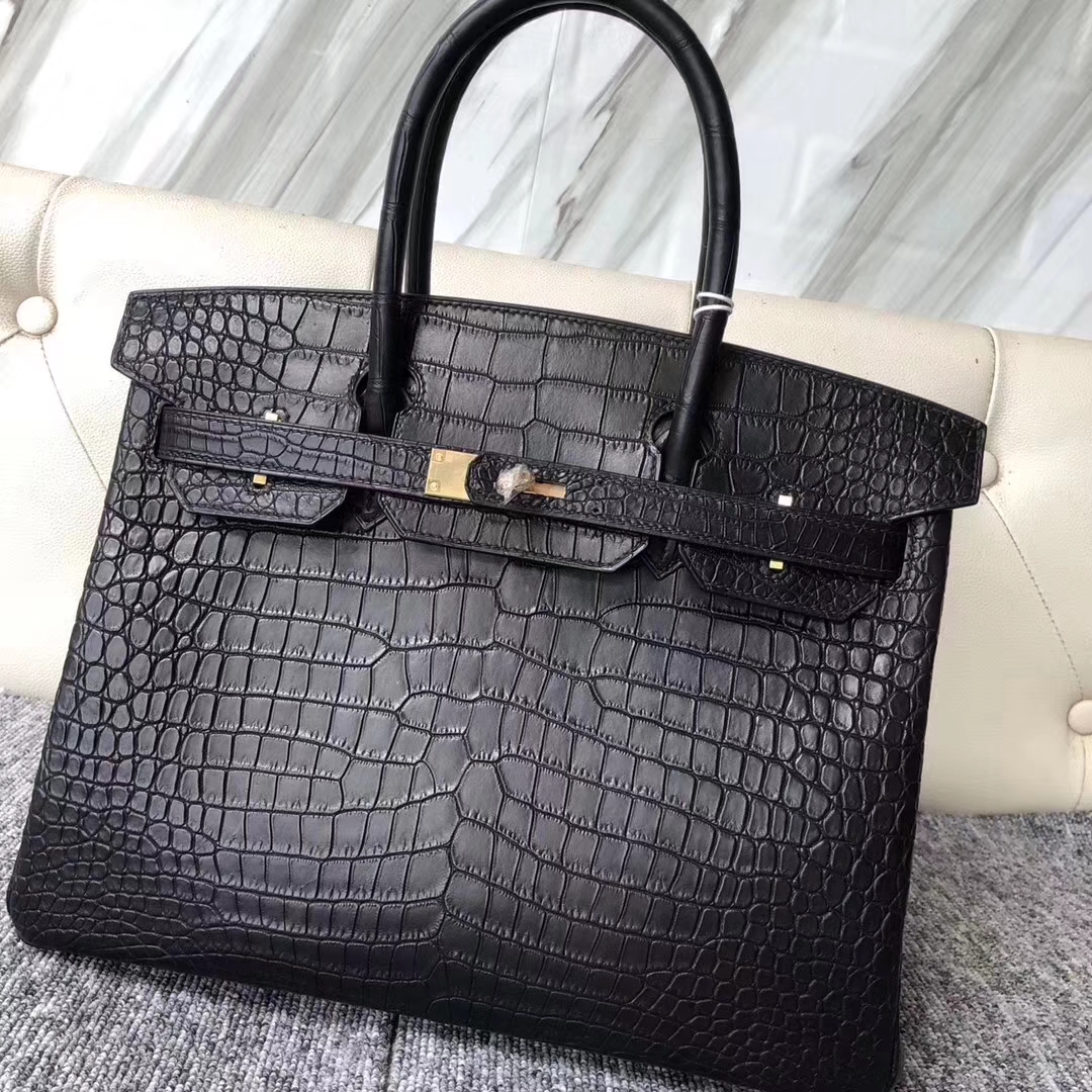 Túi  xách Hermes Birkin da cá sấu  may may 100%