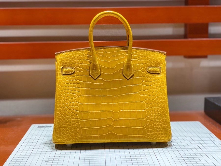 Túi  xách Hermes Birkin da cá sấu  may may 100%