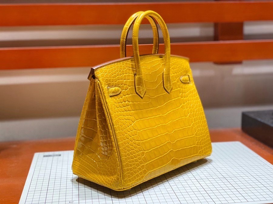 Túi  xách Hermes Birkin da cá sấu  may may 100%