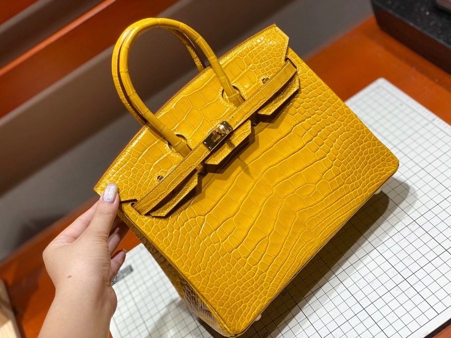 Túi  xách Hermes Birkin da cá sấu  may may 100%