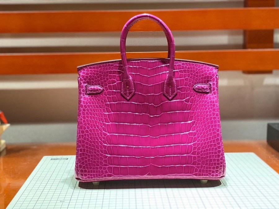 Túi  xách Hermes Birkin da cá sấu  may may 100%