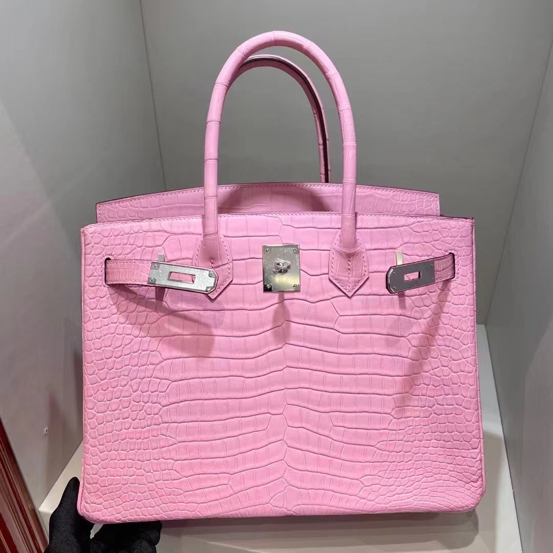 Túi  xách Hermes Birkin da cá sấu  may may 100%