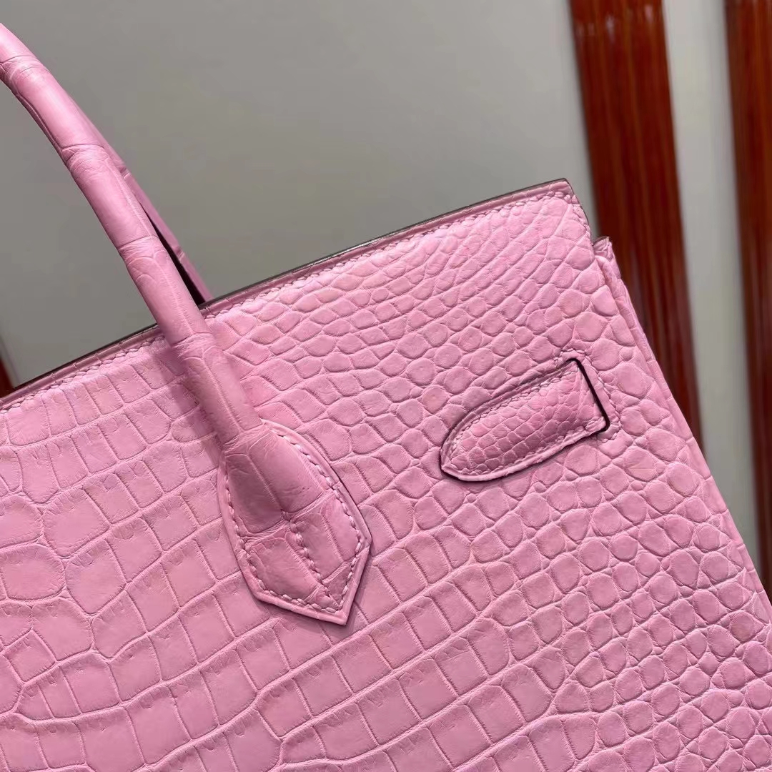 Túi  xách Hermes Birkin da cá sấu  may may 100%