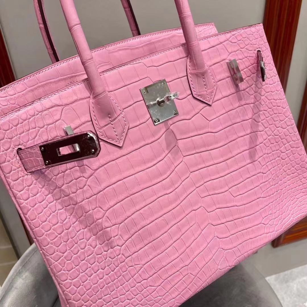 Túi  xách Hermes Birkin da cá sấu  may may 100%