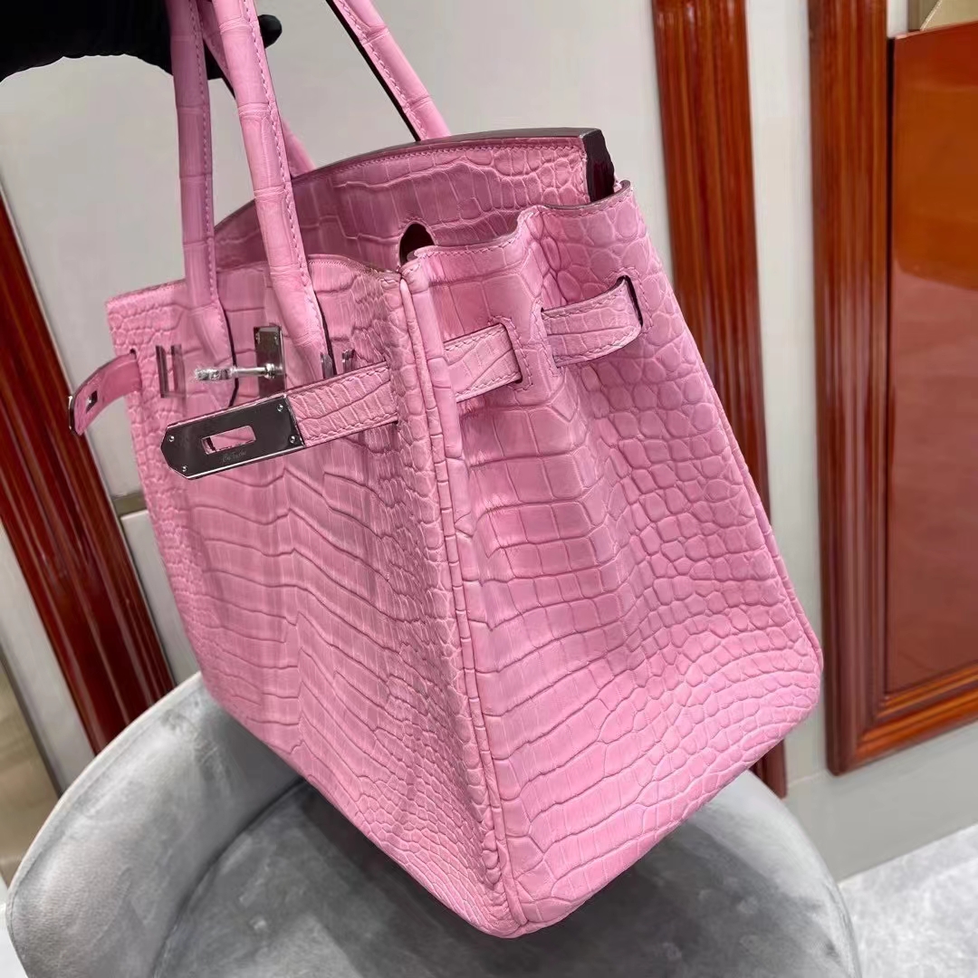 Túi  xách Hermes Birkin da cá sấu  may may 100%