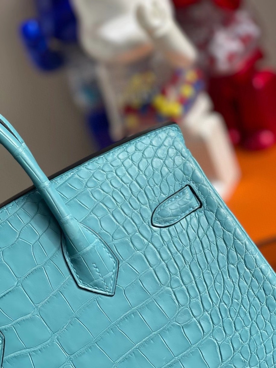 Túi  xách Hermes Birkin da cá sấu  may may 100%