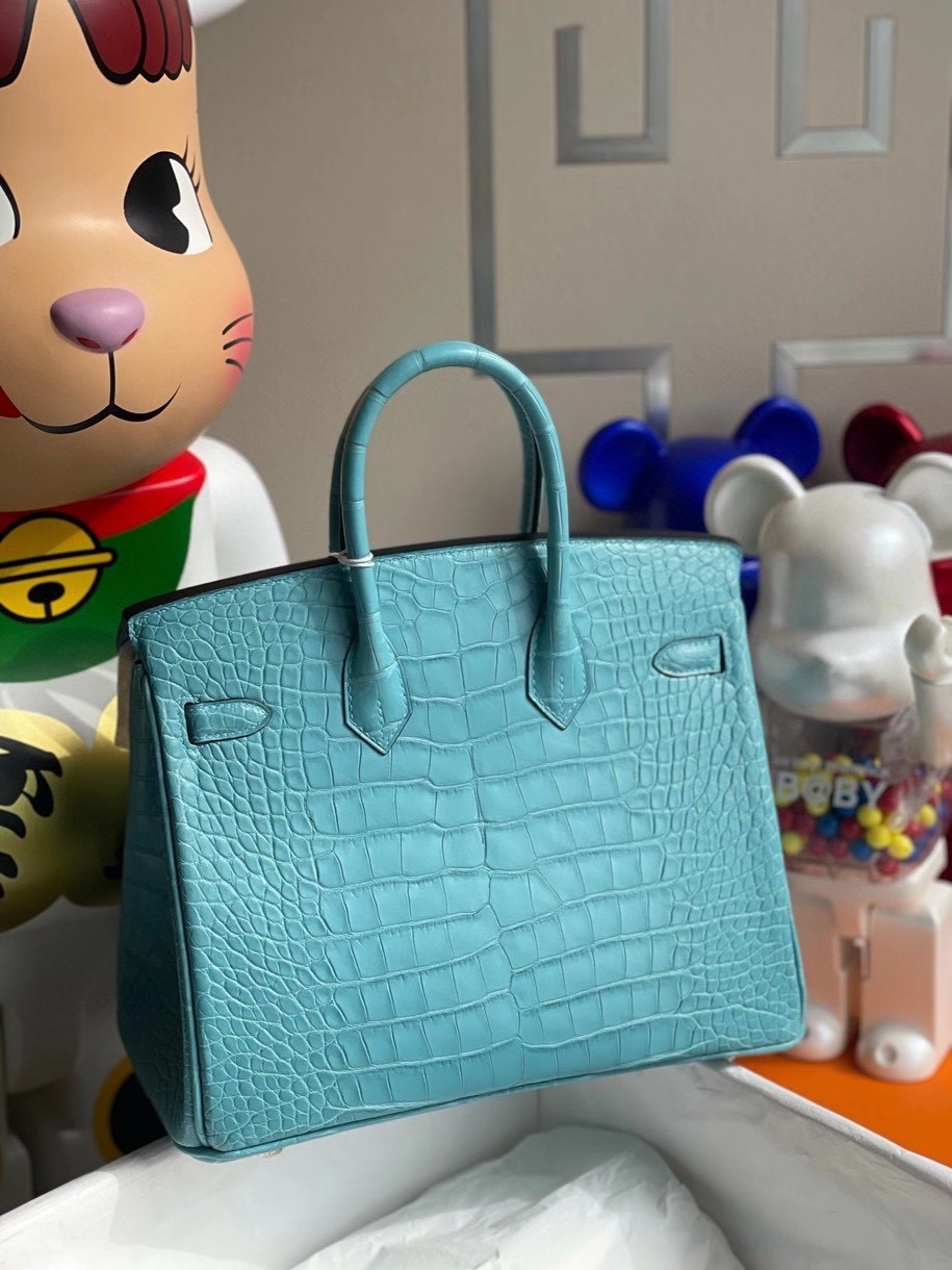 Túi  xách Hermes Birkin da cá sấu  may may 100%