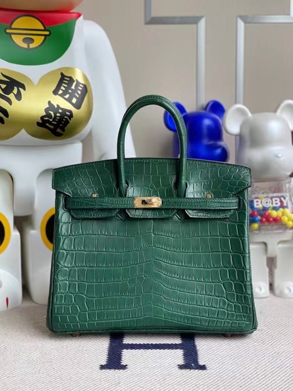 Túi  xách Hermes Birkin da cá sấu  may may 100%